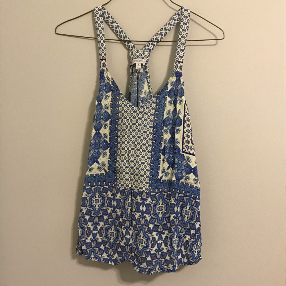 Blousy Top with racer back straps